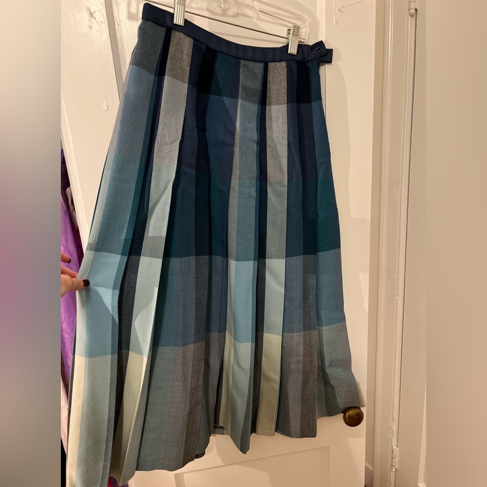 USA made Pleated Wool Skirt